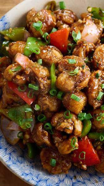 CHILLI MUSHROOM DRY