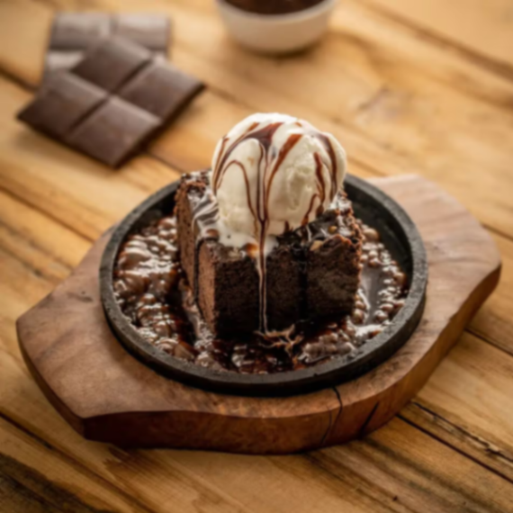 SIZZLING CHOCOLATE BROWNIE